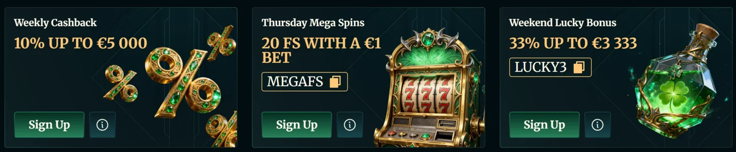 FairCrown Casino Other Promotions