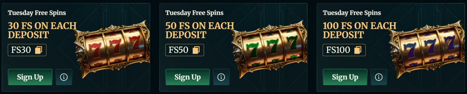 FairCrown Casino Tuesday Free Spins